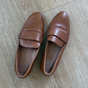 Madewell Tan brown Leather Loafers